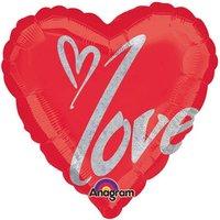 Amscan International Perfect Love Jumbo Foil Balloon