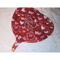 amscan international valentine be mine foil balloon