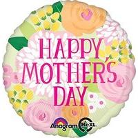 amscan standard c happy mothers day soft palette balloon