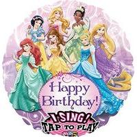 Amscan 28-inch/ 71cm Disney Princess Sing-a-tune Plays Happy Birthday