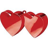 Amscan Double Heart Balloon Weight - Red