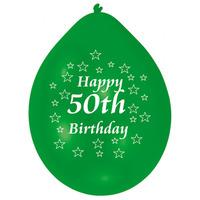 amscan minipax balloon pack happy 50th birthday