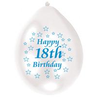 Amscan Minipax Balloon Pack - 18th Birthday Blue/white