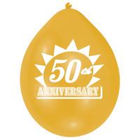 Amscan Minipax Balloon Pack - Golden Anniversary