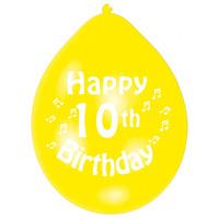 Amscan Minipax Balloon Pack - Happy 10th Birthday