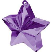 amscan star balloon weight purple