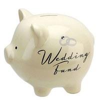 Amore Ceramic Piggy Money Bank- Wedding Fund