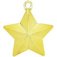 amscan international balloon weight star gold