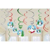 Amscan Swirls Decorations - Joyful Snowman