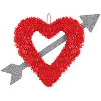 Amscan Tinsel Heart And Arrow Hanging