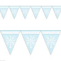 Amscan Communion Pennant Banner - Blue