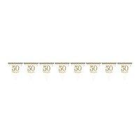 Amscan International 9902217 4 M Sparkling Golden Anniversary Pristmatic