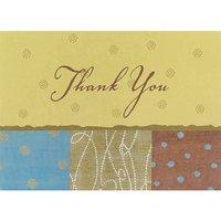 Amscan International Thank You Cards Pattern Play, Pack Of 8