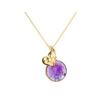 Amethyst Heart Necklace