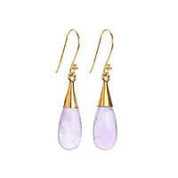 Amethyst 18 Karat Gold Vermeil Earrings