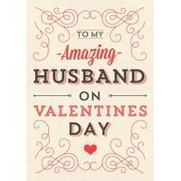 Amazing Husband | Valentines Card