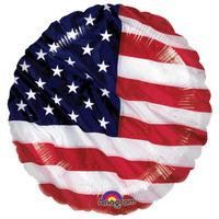 american flag helium balloon