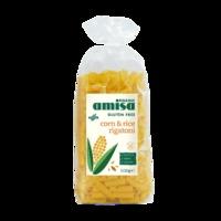 Amisa Organic Corn & Rice Rigatoni 500g - 500 g