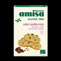 Amisa Organic Gluten Free Oaty Cookie Mix with Choc Chips & Bourbon Vanilla 200g - 200 g