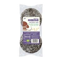 amisa rice milk chocolate coconut rice cakes 105g 100g