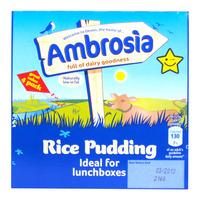 ambrosia creamed rice pudding 4x125g