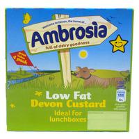 ambrosia low fat custard 4 pack