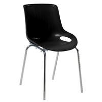 americano stacking bistro chair black