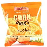 Amaizin Bio Corn Chips - Nacho Flavour - 150g