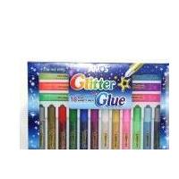 Amos Glitter Glue Selection Pack Assorted Colours