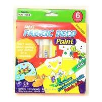 Amos Fabric Painting Kit Assorted Colours