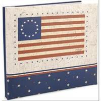 American Flag Postbound Album - 12x12ins 245124