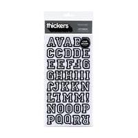 American Crafts Thickers Letterman Alphabet Stickers