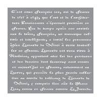 Americana Dcor Old French Script Stencil 30 x 30 cm