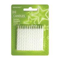 Amscan Candy Stripe Candles 24 Pack