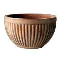 Amber Terracotta Bowl Pot (H)25cm (Dia)41cm