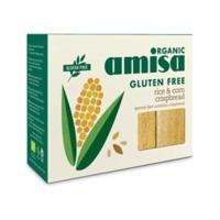 amisa organic corn amp rice crispbread 150g