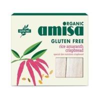 amisa organic rice amp amaranth crispbread 150g