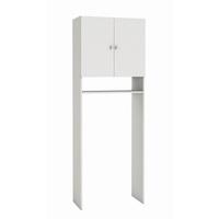 Ambros Modern Bathroom Cabinet In White With 2 Doors