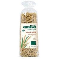 Amisa Organic Wholegrain Rice Fusilli (500g)