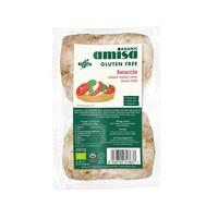 amisa gluten free focaccia rolls 4x220g