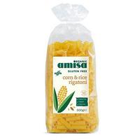 amisa organic gluten free cornrice rigatoni 500g