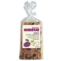 amisa organic spelt muesli crispbread 200g