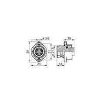 Amphenol C016 30C006 100 12 Device Plug C16-1 Number of pins: 6+PE