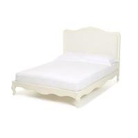 Amelie White Wooden Bedstead - Double