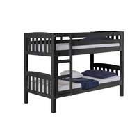 american short bunk bed small single graphite