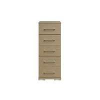 Amalfi 5 Drawer Narrow Chest