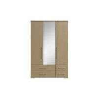 Amalfi 3 Door Centre Mirror Gents Wardrobe