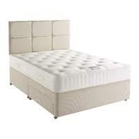 amethyst 1000 pocket divan set with free headboard and drawers superki ...