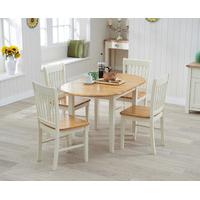 Amalfi Cream Extending Dining Table with Chairs