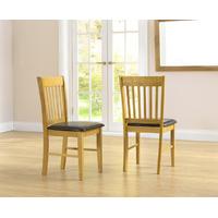 amalfi oak dining chairs